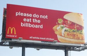 McDonalds Billboard in Atlanta GA