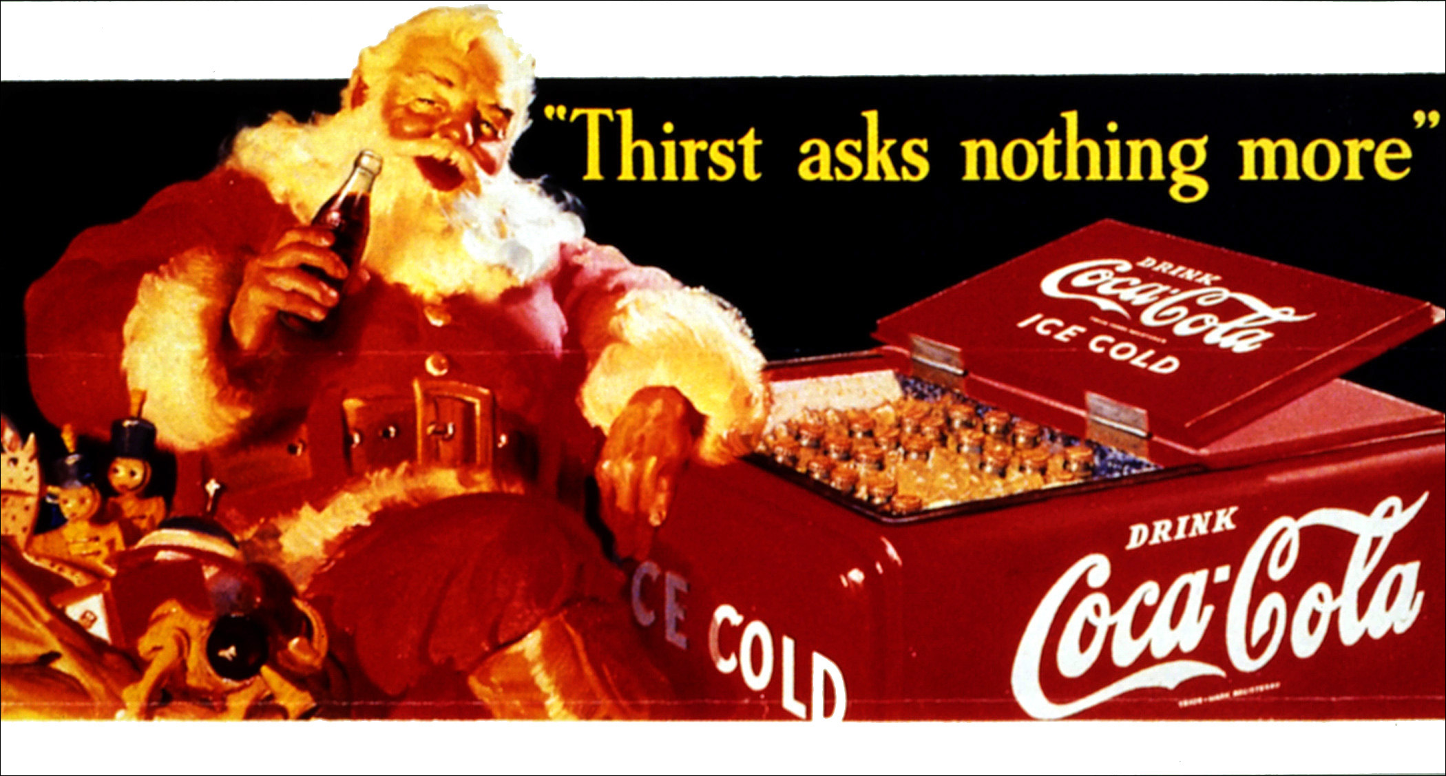 Coca-Cola Santa Billboard 1931