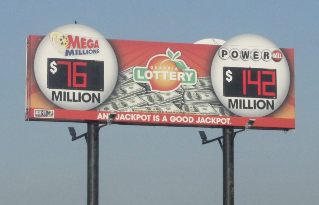 Georgia Lottery Billboard in Atlanta