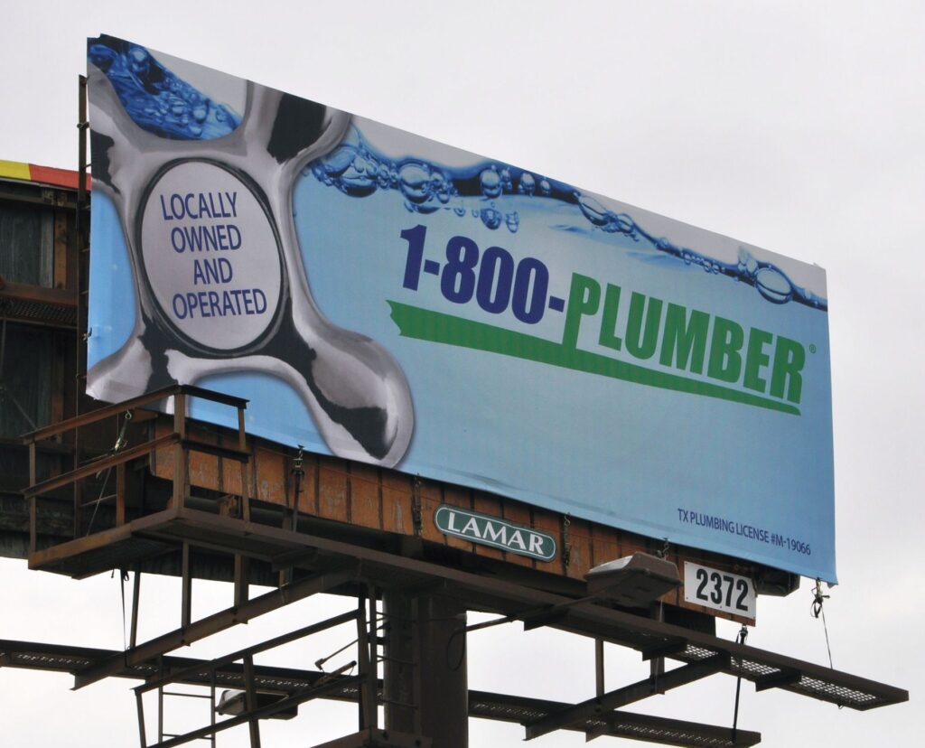 Plumbing Billboards