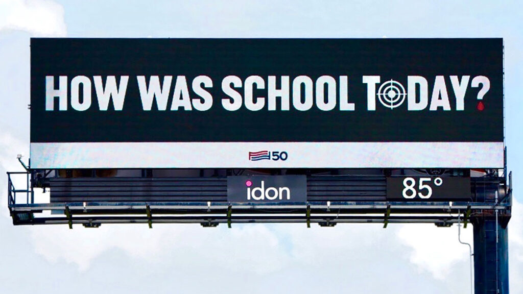 Controversial Billboard with political slant